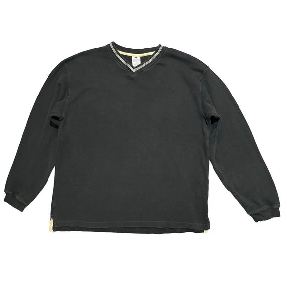 Columbia Sweater Men's Large Black V Neck Pullover - Picture 1 of 7